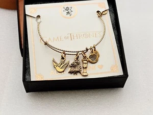 Authentic Alex & Ani Lannister Game of Thrones Golden Charm Bangle Bracelet ✨️ - Picture 1 of 10