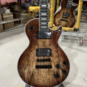 Guitarra Eléctrica 6 Cuerdas Sunburst Maple Top Negro Hardware Cuerpo Caoba - Imagen 1 de 5