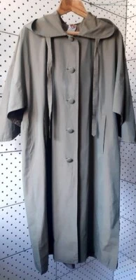 Vintage ORIGINAL-LANZ SALZBURG-WIEN Olive Women Long Cape Cape with Hood Sz L/XL - Image 1 of 4