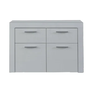 Alma Schuhschrank 2 Türen, 2 Schubladen wandhängend weiß Hochglanz. - Bild 1 von 2