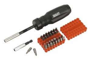 Sealey AK6498 Gearless Ratchet Screwdriver Set 34pc - Picture 1 of 1