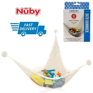 Nuby Outdoor Nylon Bath Hammock Kids Hanging Net Bath Toy Storage Organizer Gift - Picture 1 of 11