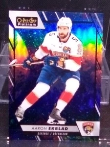 2023-24 O-PEE-CHEE PLATINUM HOCKEY #98 AARON EKBLAD COSMIC 30/65 - Imagen 1 de 8