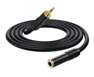 6.35mm to 3.5mm Stereo Hifi Mic Audio Extension Cable | Female to Male | 3m - Picture 1 of 5