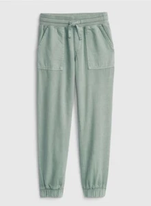 Girls GAP Kids Woven Joggers Size: XXL (14/16) Twig Green, NWOT - Picture 1 of 1