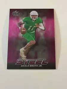 2023 Leaf Trinity Football Mega Box Stahl rosa Sterne #4 Akili Smith Jr. 21/25 - Bild 1 von 2