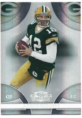2008 Donruss Threads AARON RODGERS Silver Foil      #75/100 - Image 1 of 2