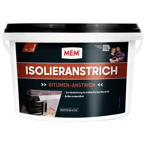 Pintura aislante de betún MEM 5,0 litros Sellado de sótano - Imagen 1 de 3