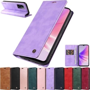 For OPPO A57s A9 A5 A78 A54 A74 A94 A17 Magnetic Flip Wallet Leather Case Cover - Picture 1 of 71