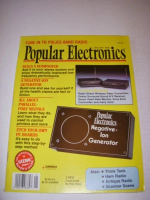 POPULAR ELECTRONICS Magazine, JANUARY 1992, TUNE IN TO POLICE-BAND RADIO, PCs! - Image 1 of 2