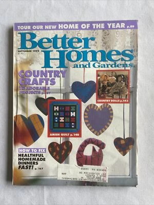 1992 September Better Homes And Gardens Country Crafts (MH893) - Image 1 of 3
