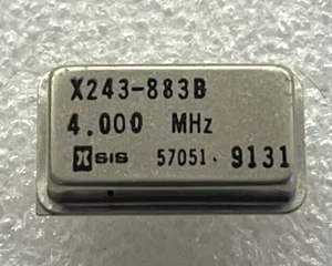 X243-883B - 4.000MHz 14 Pin Gehäuse mit "X" Pinbelegung, CMOS, + 0.005% 4.000 MHz - Bild 1 von 2