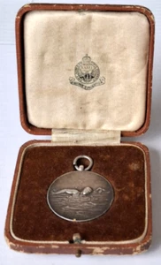 NAAFI Egypt Swimming RELAY Fob Medal 1929 Hutson - Picture 1 of 11