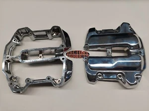 GENUINE HARLEY DAVIDSON Upper and Lower Rocker Cover Set 25701495 25700409 - Picture 1 of 8