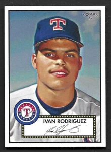 2006 Topps '52 Debut Flashbacks #DF20 Ivan Rodriguez Texas Rangers HOF - Picture 1 of 1
