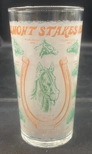 1978 Belmont Stakes, Triple Crown Winners Seattle Slew Official Glass - Picture 1 of 6