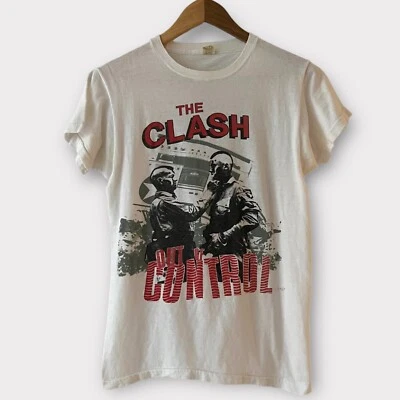 Camiseta 1984 The Clash "Out Of Control" Vintage Banda Gira Punk Rock Años 80 Años 80 Foto 1 de 3