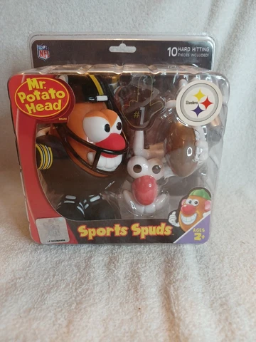 Mr Potato Head NFL Edition Pittsburgh Steelers Sports Spuds Hasbro NEW Sealed Cover