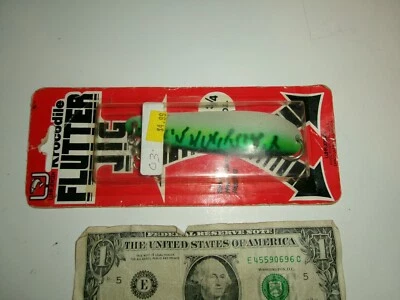 Plantilla de aleteo de cocodrilo Luhr Jensen 1-3/4 oz. Señuelo cuchara caballa verde - Nuevo en paquete* Foto 1 de 3