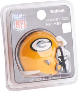 Green Bay Packers Pocket Pro Riddell NFL Helmet Speed Style - Picture 1 of 4