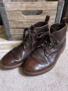 $525 ALLEN EDMONDS men's "Patton" weatherproof boots - Brown - 12 EEE 3E - Picture 1 of 14