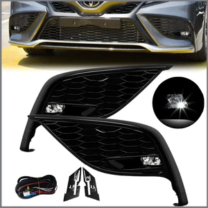 LED Fog Lights Kit Fits 2021-2023 Toyota Camry SE XSE with Bezel+Switch+Wiring - Picture 1 of 20