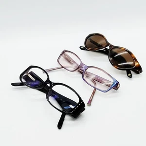 Chanel Sunglasses Eye glasses 3 set Black Plastic 1564171 - Picture 1 of 11