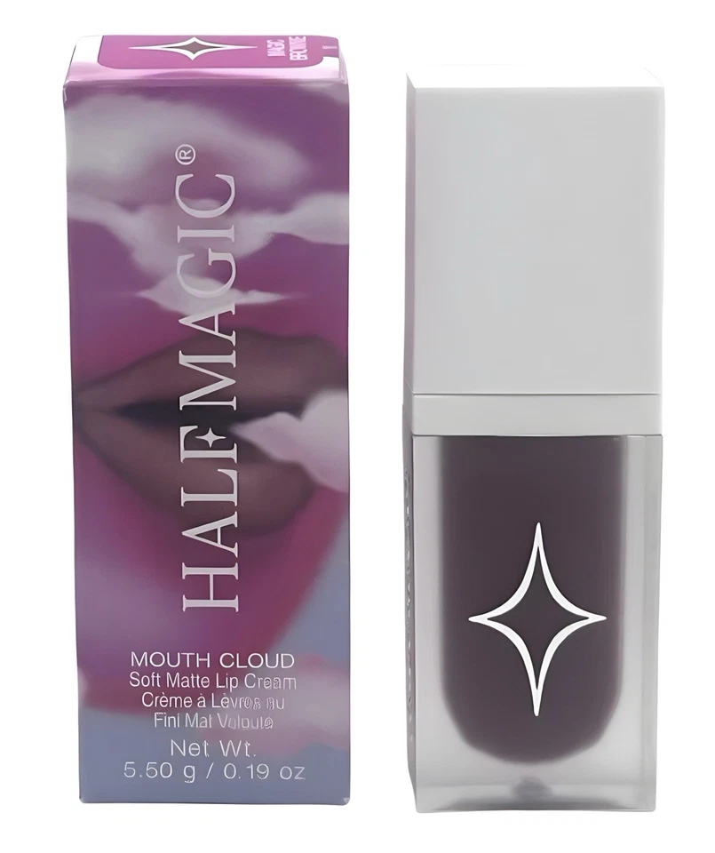 HALF MAGIC BOUTH CLOUD Crema Labial Suave Mate MAGIC BROWNIE 0.19 oz Tamaño Completo NUEVO Foto 1 de 4