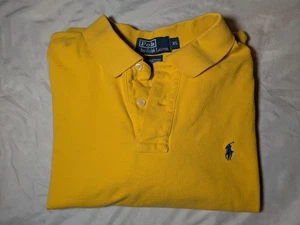 Polo By Ralph Lauren Men's Yellow/Gold And Blue Polo Size XL - Picture 1 of 7