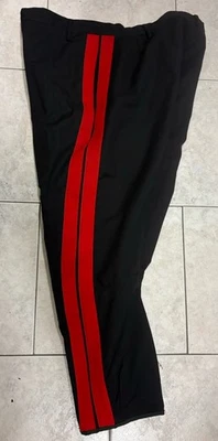 PANTALONI DOPPIA BANDA ROSSA DA UNIFORME UFFICIALE CARABINIER TG.52 Anni 90 - Immagine 1 di 2
