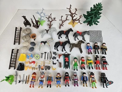 Playmobil Castle Knight Robin Hood Figure Medieval Playset Replacement Large Lot - Image 1 of 4