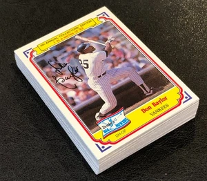 1984 Drakes Big Hitters Topps Baseball #1-33 Complete Trading Card Set - Picture 1 of 4