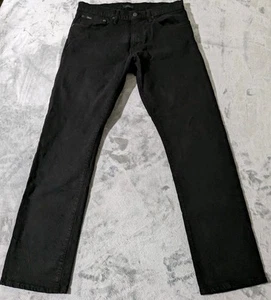 Polo Ralph Lauren Jeans Mens 33X32 The Hampton Relaxed Straight Black Label - Picture 1 of 12