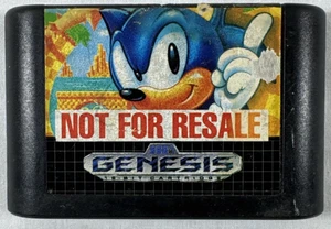 Cartuccia Sega Genesis Sonic the Hedgehog solo non per rivendita gioco vintage - Foto 1 di 5