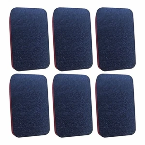 6 Pcs Whiteboard Eraser 5cm x 3cm x 1cm Chalkboard Cleaning Wipe School Office - Picture 1 of 3