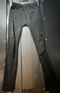 Leggings neri bambina XS Capelli stelle della luna - Foto 1 di 4