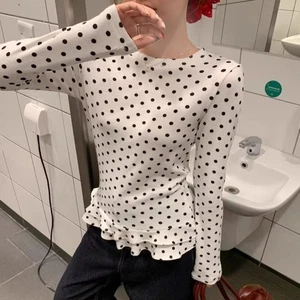 Sweet Layered Blouse Polka Dot Vero Moda 2025 Long Sleeve T-Shirt - Picture 1 of 16