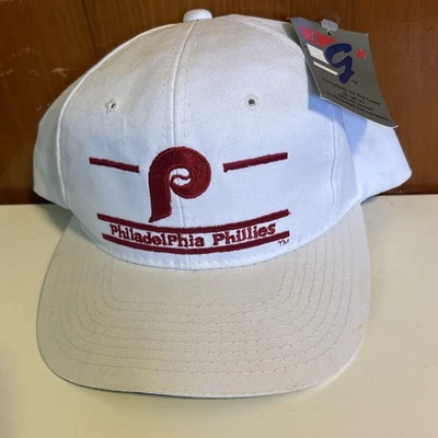 NWT Philadelphia Phillies Vintage Snapback Hat Cap The Game Glued Tag Split Bar - Image 1 of 4