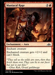 2018 Guilds of Ravnica Maniacal Rage Expansion/Common #110 - Picture 1 of 2