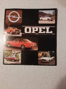 Opel Car Range 1976 Fold-Out, Kadett C, Ascona & Manta B, Rekord, Commodore - Picture 1 of 1