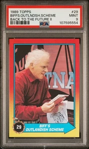 Biff's Scheme RC 1989 Topps Back to the Future Part II #29 PSA 9 MINT POP 3 - Picture 1 of 2