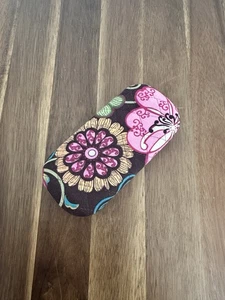 Vera Bradley Slim Hard Clam Shell Sunglass Eyeglass Case Multicolor Floral - Picture 1 of 4