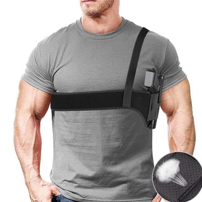 Shoulder Chest Gun Holster For Pistol Concealed Carry Universal Comfort Underarm - Image 1 of 4