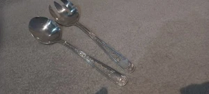 Vintage silver-plated 2p salad serving set Christofle Villeroy LXIV - Picture 1 of 10