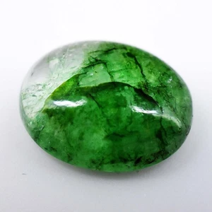 3.10ct 11x9mm Cabochon Natural Zambian Green Emerald Polished Loose Gemstone - Picture 1 of 4