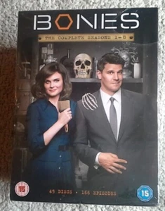 BONES COMPLETE SERIES 1- 8 DVD Box Set Season 1 2 3 4 5 6 7 8 Brand New Sealed - Picture 1 of 9