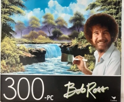 Rompecabezas Misty Waterfall de Bob Ross 300 piezas nuevo en caja Foto 1 de 2