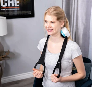 Carepeutic Cordless Targeted Spot Shiatsu Neck and Thigh Massager w/ Heat KH281 - Picture 1 of 9