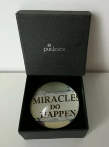 Pisapapeles Puckator Glass "Milacles Do Happen" - En caja - Imagen 1 de 5
