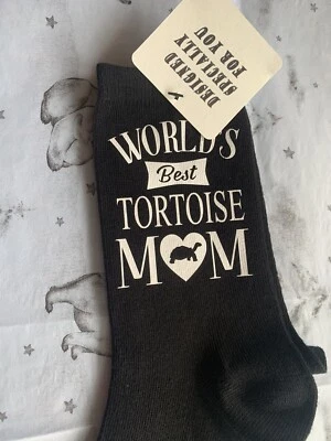 Worlds Best Tortoise Mum Ladies Women’s Socks Christmas Birthday Gift Pet